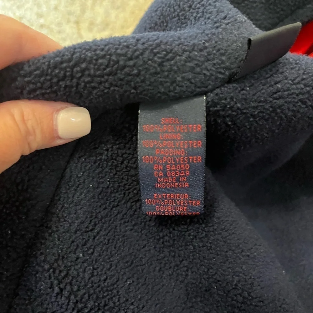 RALPH Ralph Lauren Red Fleece-Lined Vest - Women’s Large